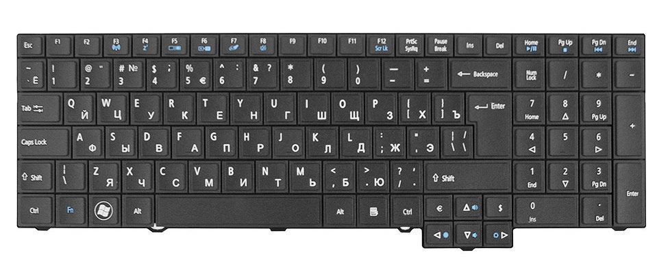 Клавиатура Acer TravelMate 5760, 5760G, 8573