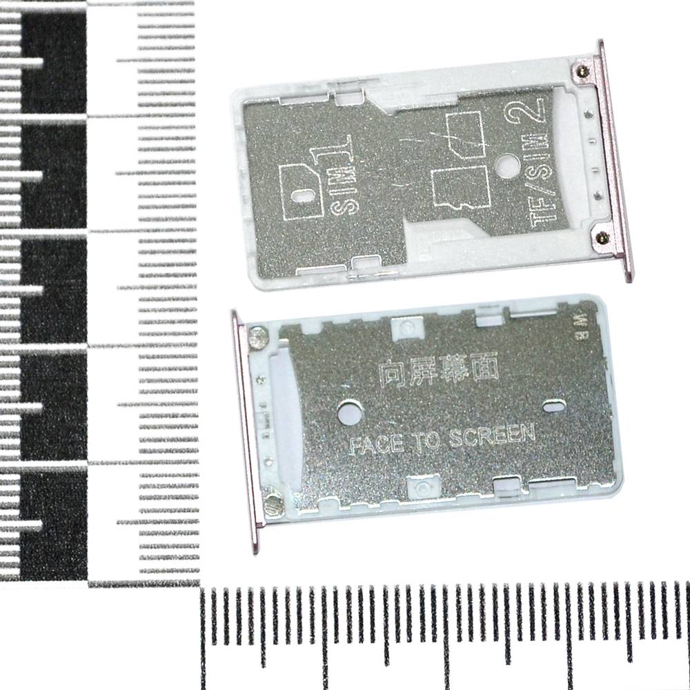 Держатель сим-карты Xiaomi Redmi Note4X розовый
