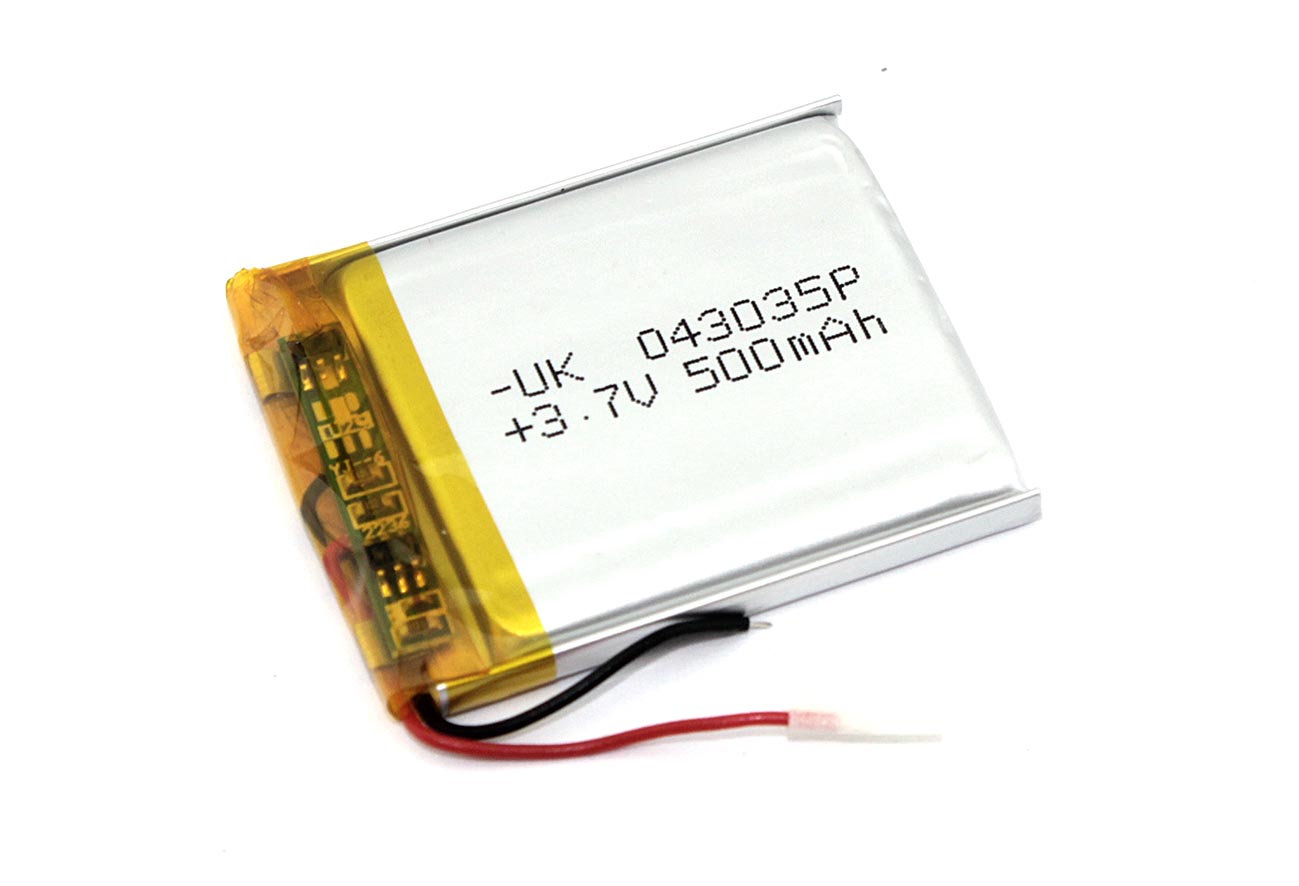 Аккумулятор Li-Pol (батарея) 4*30*35мм 2pin 3.7V/500mAh
