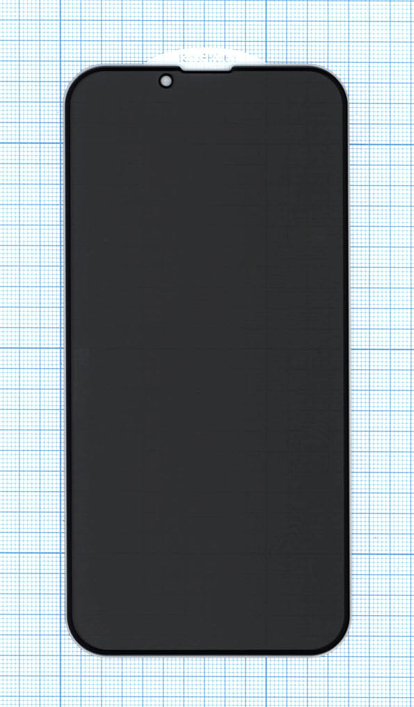 Защитное стекло Privacy "Анти-шпион" для Apple iPhone 13 черное