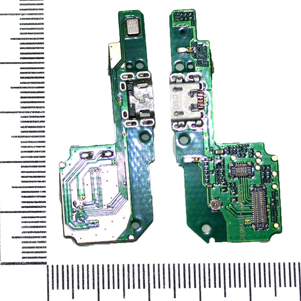 Шлейф (плата) Xiaomi Redmi 6/6A + системный разъем + микрофон