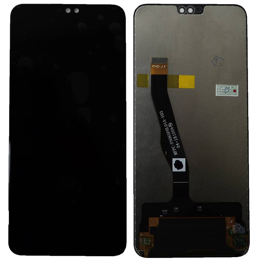 Дисплей Honor 8X 6,5" + тачскрин черный (матрица orig)