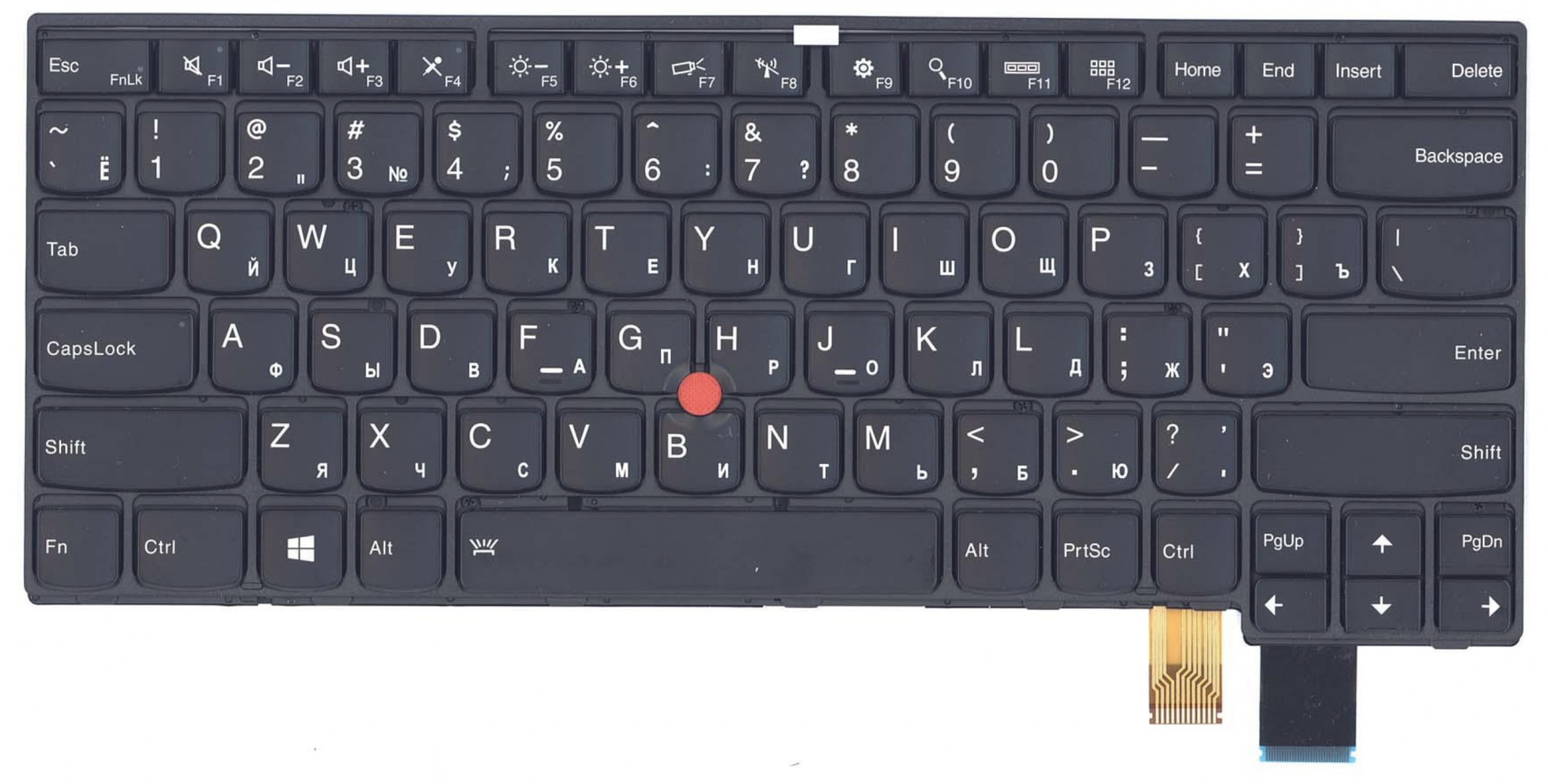 Клавиатура Lenovo Thinkpad T460P с подсветкой, OEM