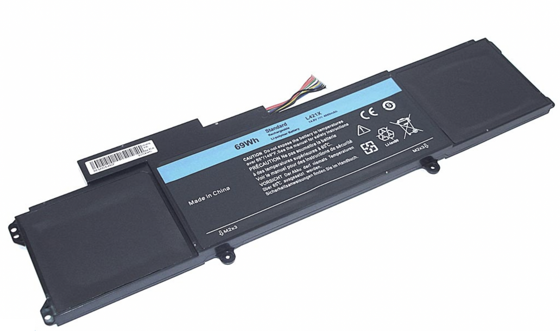 Аккумулятор DELL XPS 14 14.4V, 69Wh, OEM