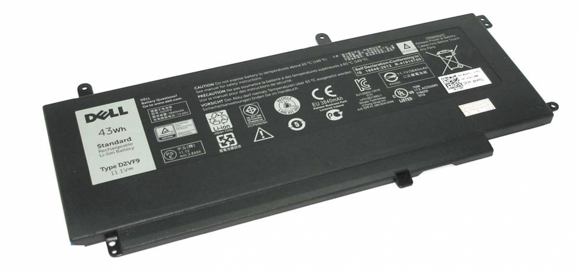 Аккумулятор DELL Vostro 5459-5063 11.1V, 43Wh, Original