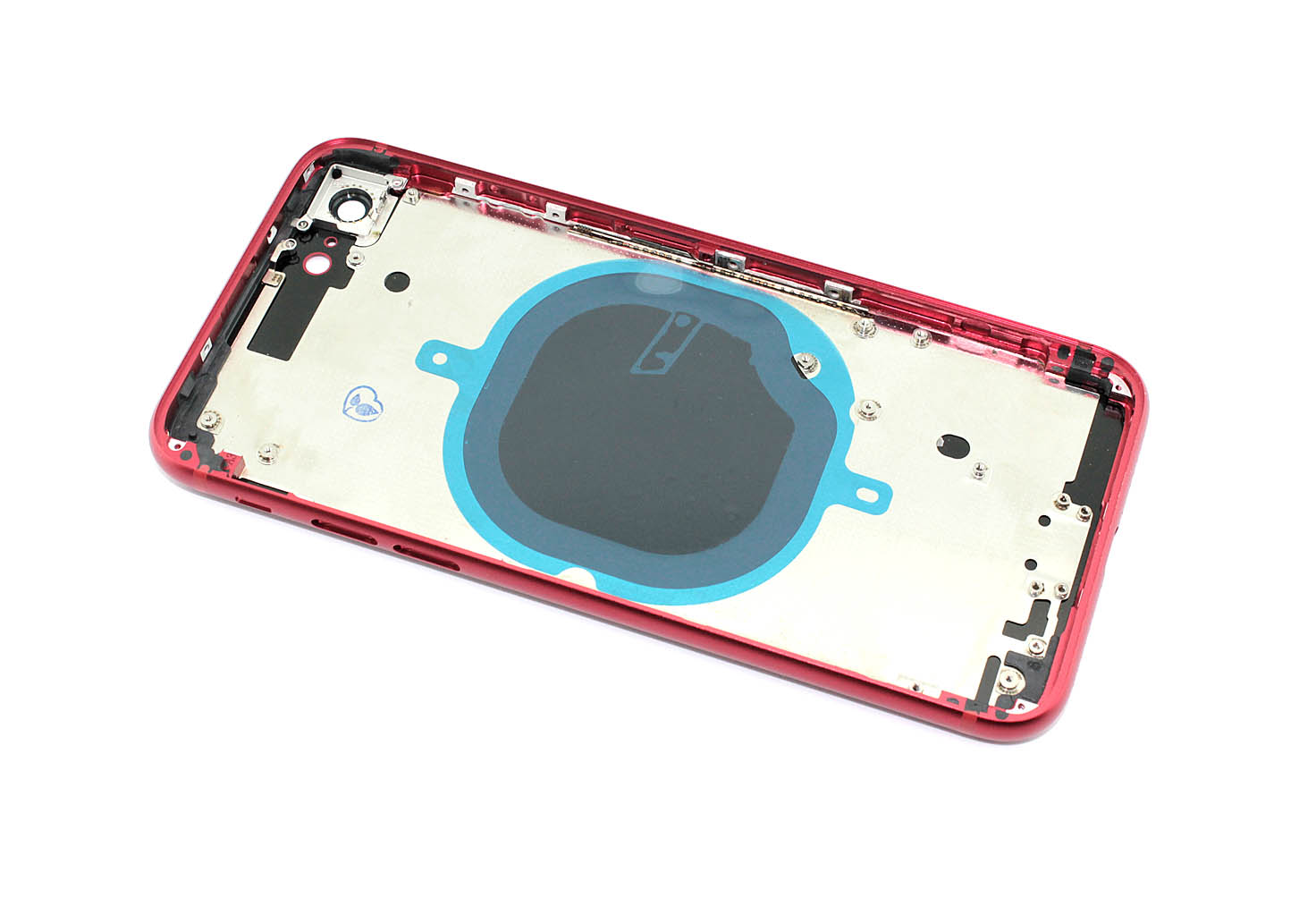 Задняя крышка (корпус) в сборе с рамкой для Apple iPhone 8 красная
