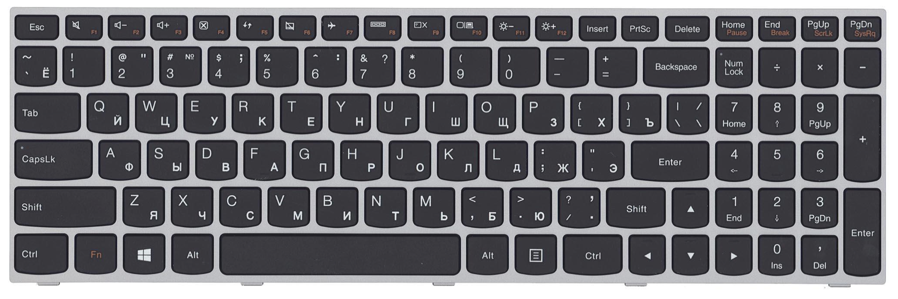 Клавиатура Lenovo IdeaPad Flex B50-70 OEM