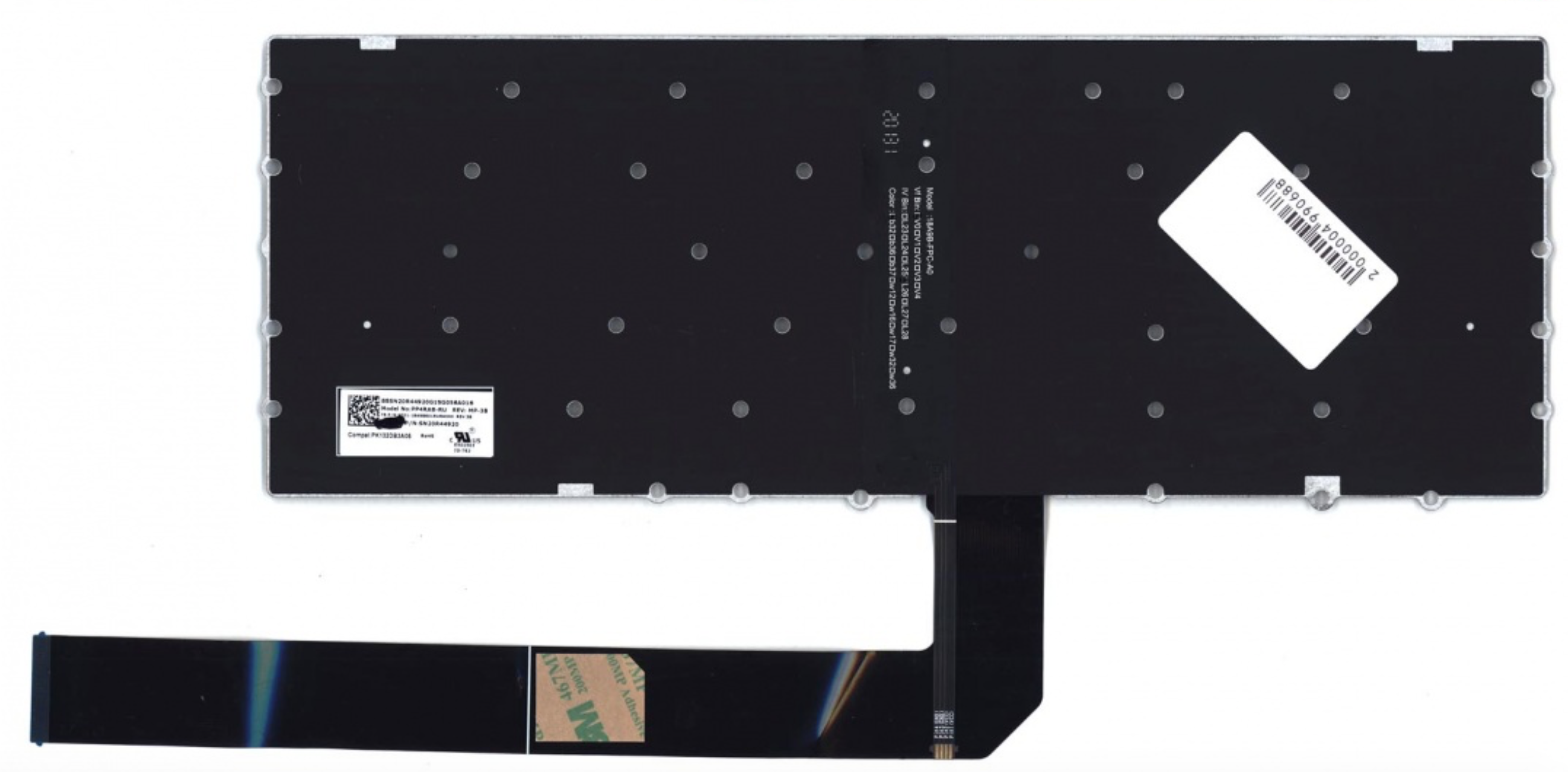 Клавиатура Lenovo Yoga Chromebook C630 с подсветкой, OEM