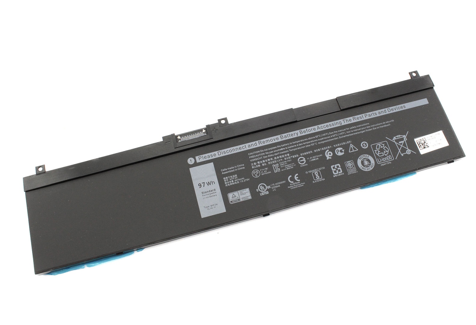 Аккумуляторная батарея для ноутбука Dell Precision 7730 (NYFJH) 11.4V 97Wh