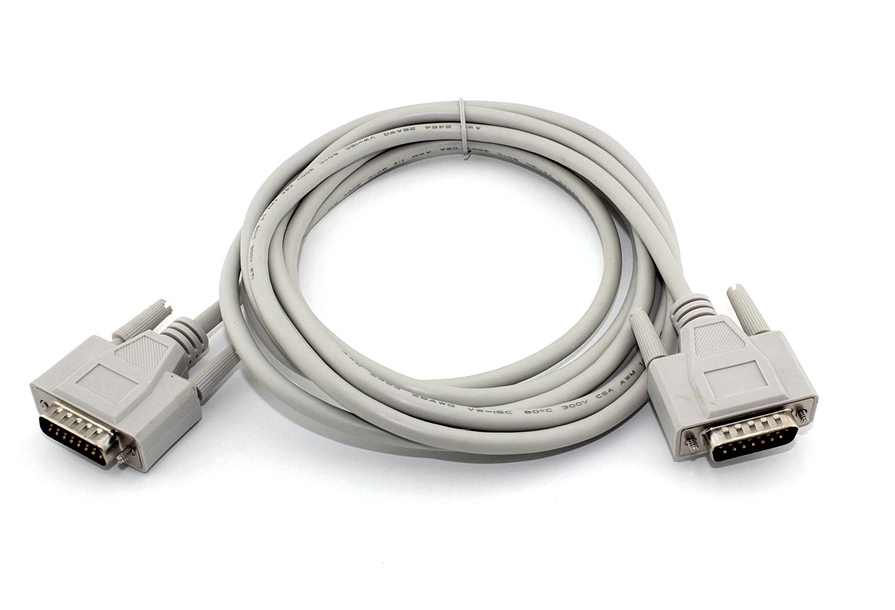 Кабель с разъёмами DB15 папа-папа 3 м