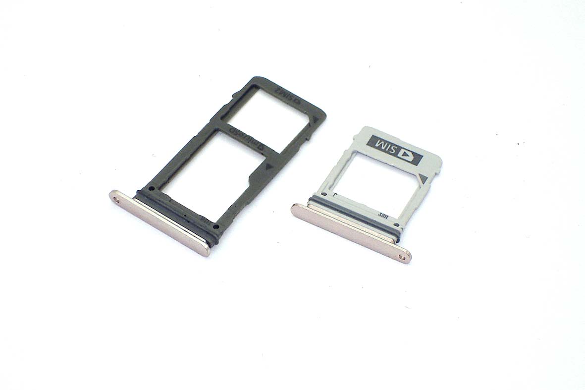 Лоток для SIM-карты Samsung Galaxy A5 (A520F) -2 SIM золотой