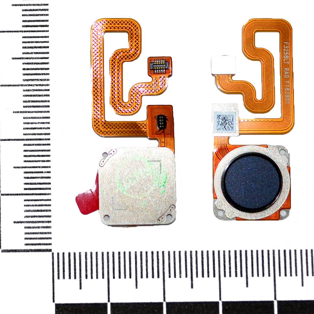 Шлейф Xiaomi Redmi 6/6A+ сканер отпечатка пальца черный orig Factory