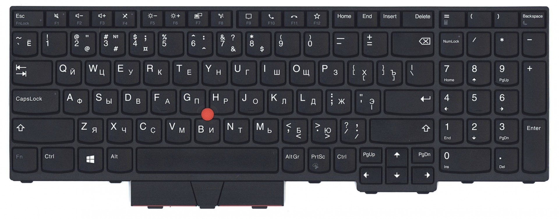 Клавиатура Lenovo ThinkPad P15 без подсветки, OEM