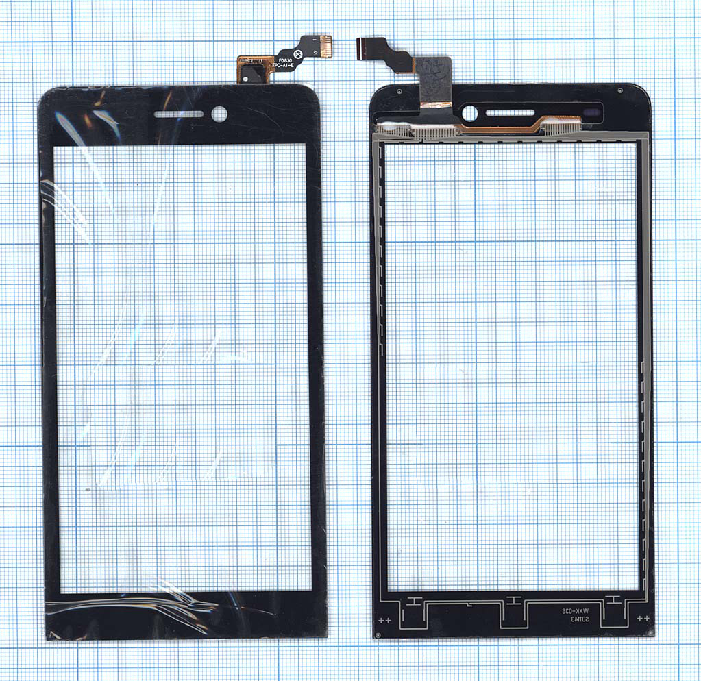 Сенсорное стекло (тачскрин) для Highscreen Spider черное