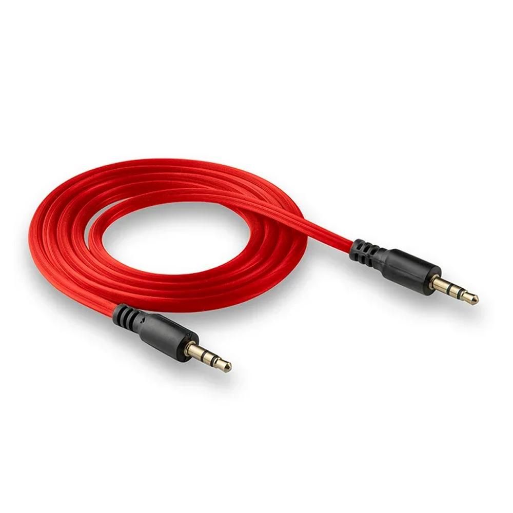 Кабель AUX WALKER WCA-082 красный (1м) /пакет/