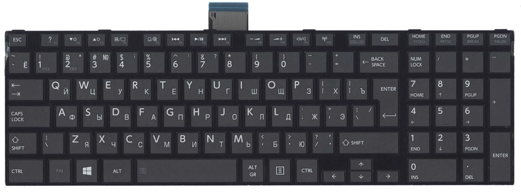 Клавиатура Toshiba Satellite C55DT OEM