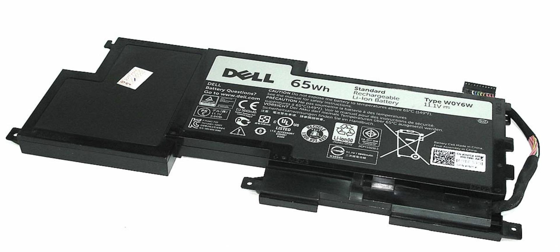 Аккумулятор Dell XPS 15-L521X 11.1V, 65Wh, Original