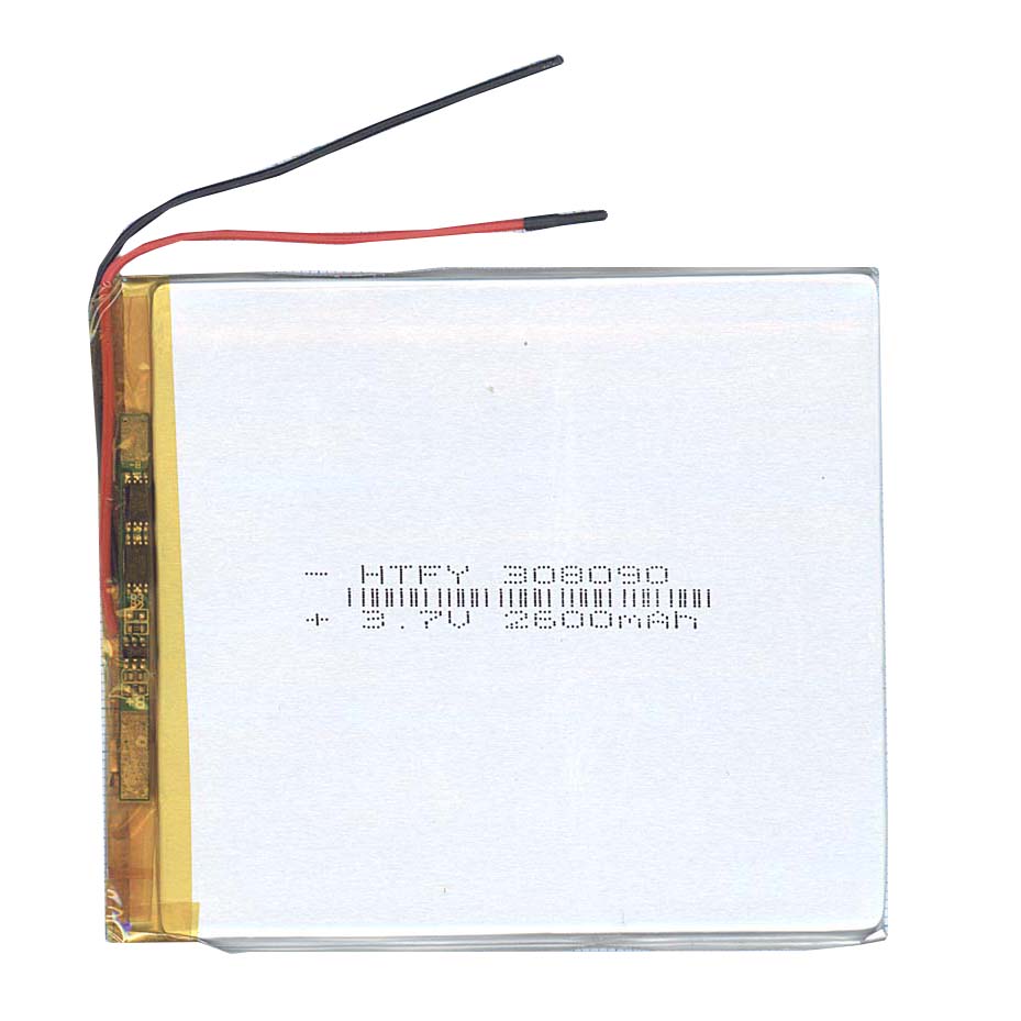 Аккумулятор Li-Pol (батарея) 3*80*90мм 2pin 3.7V/2600mAh