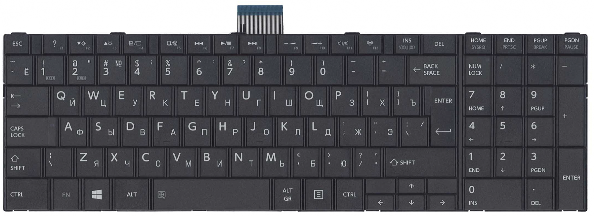 Клавиатура Toshiba Satellite C55DT OEM