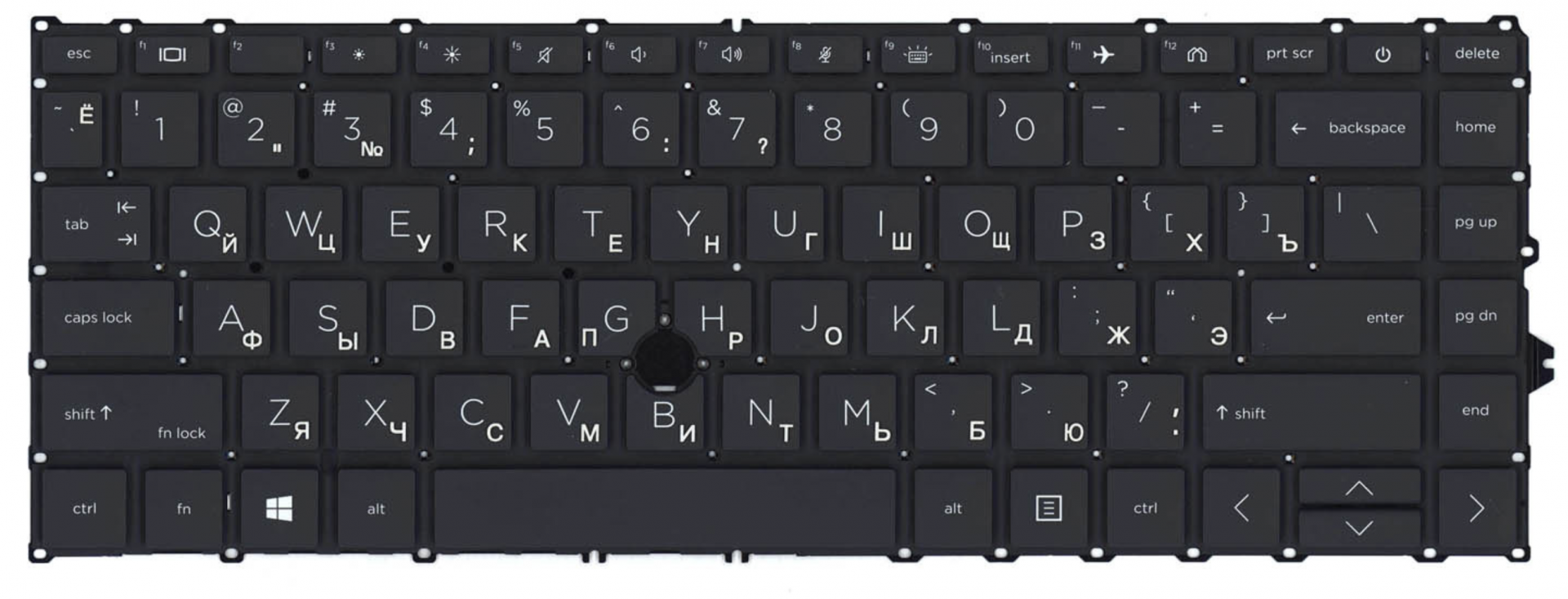 Клавиатура HP EliteBook 840 G8 с подсветкой, без указателя OEM