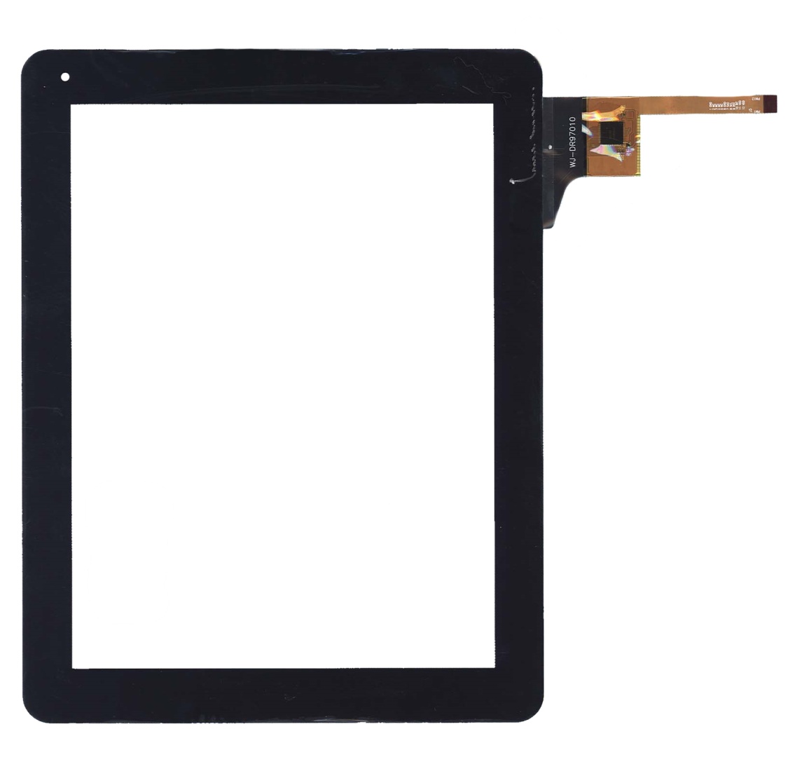 Сенсорное стекло (тачскрин) для DNS AirTab M973G черное