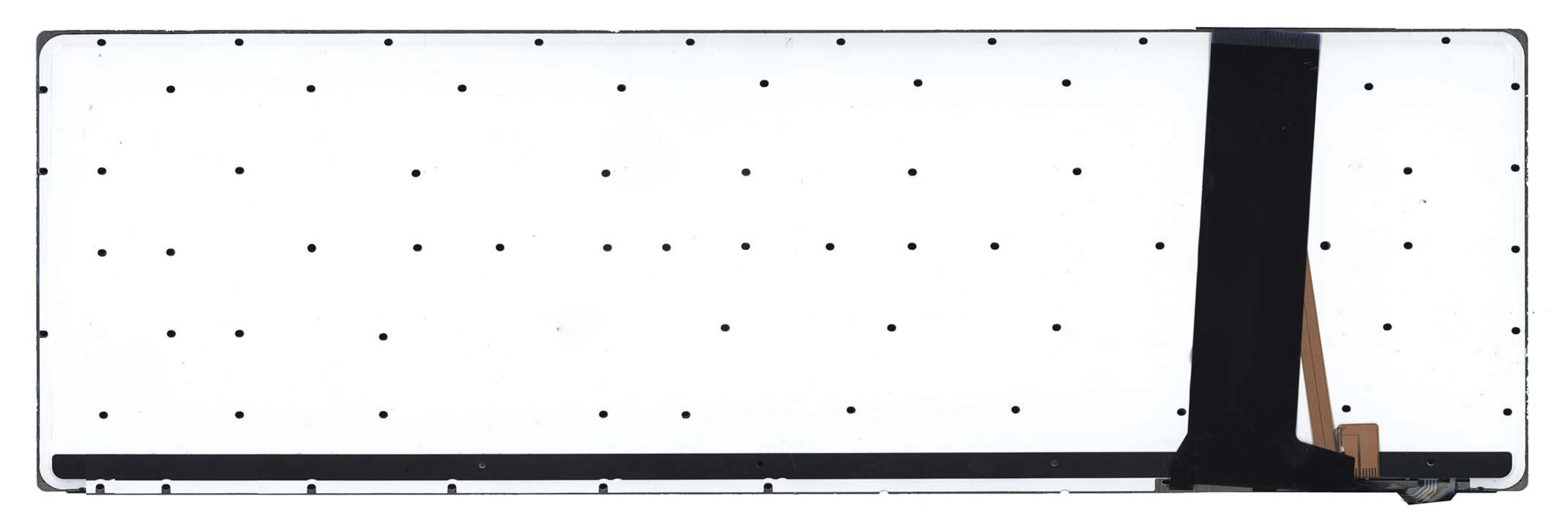 Клавиатура ASUS N56DP серебристая, с подсветкой, OEM