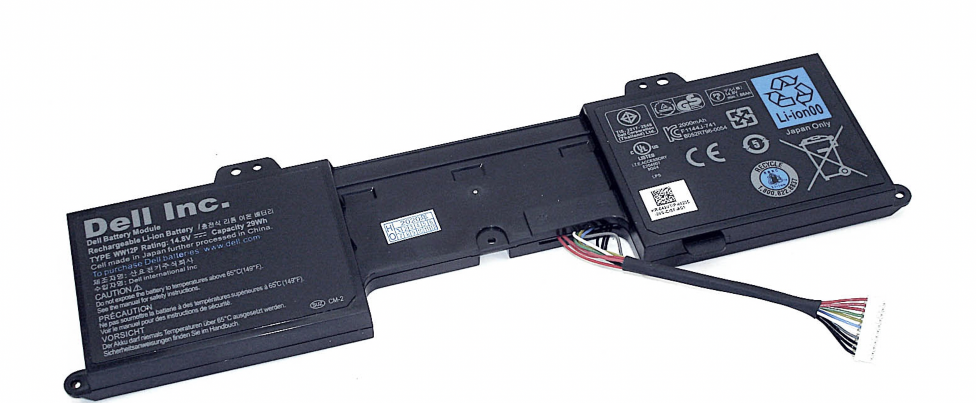 Аккумулятор DELL Inspiron Duo 1090 14.4V, 2000mAh, Original
