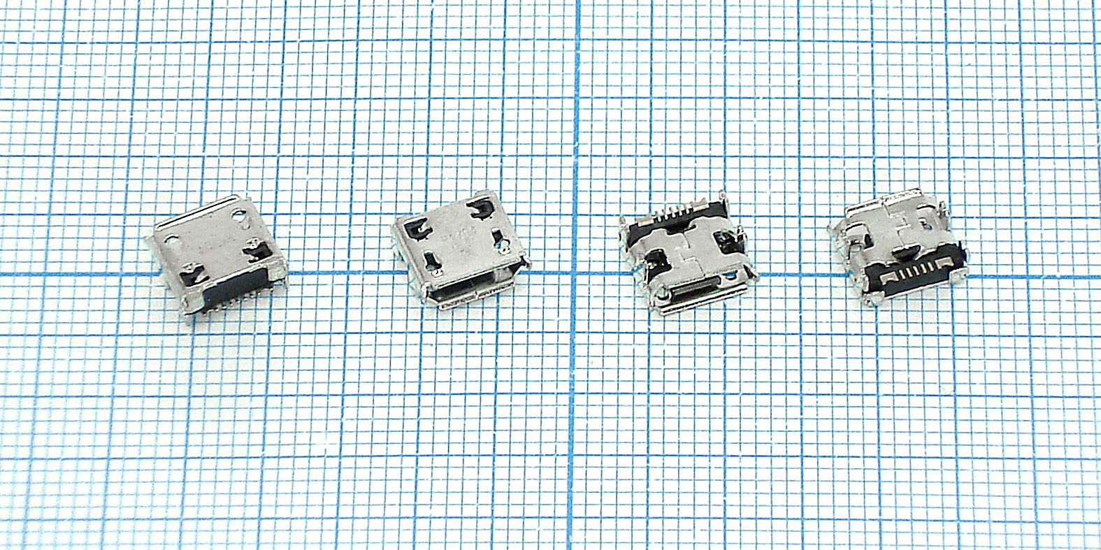 Разъем Micro USB для  Samsung C3222/B7350/S6802/C3560/C3750/C3752/E2222/E2530/E2600/i5500/i9250/S385