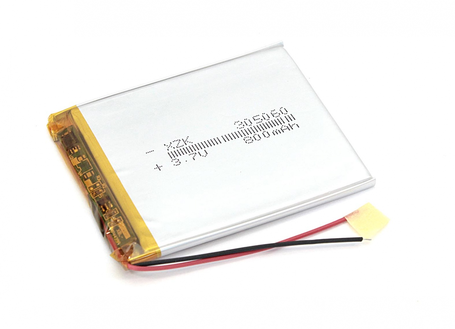 Аккумулятор Li-Pol (батарея) 3*50*60мм 2pin 3.7V/800mAh