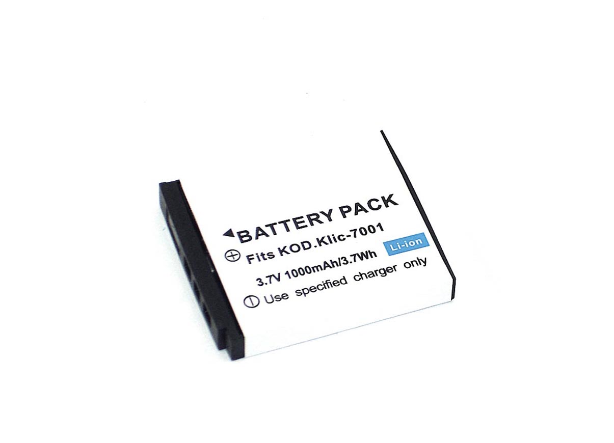 Аккумуляторная батарея для фотоаппарата Kodak EasyShare M320 (KLIC-7001) 3.7V 1000mAh