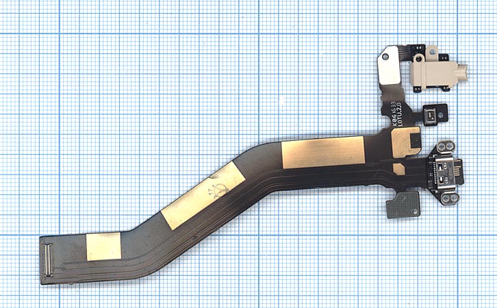 Шлейф разъема питания с аудио разъемом для Meizu MX6