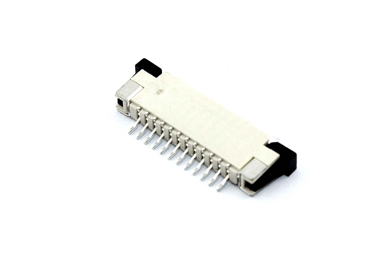 Разъем FPC  Half Coverage Top Contact 1.0K-BS-12PWB 12 pin высота 2мм шаг 1мм