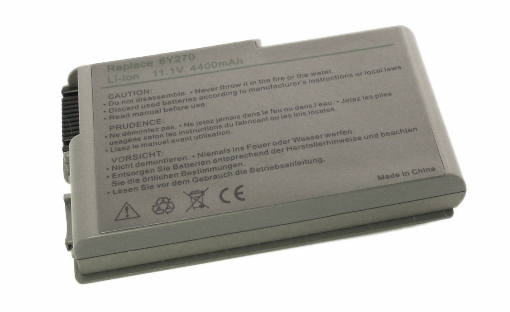 Аккумулятор DELL Latitude D500 11.1V, 5200mAh, OEM