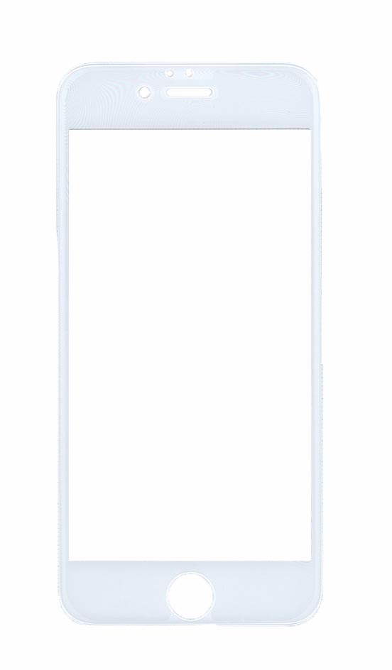 Защитное стекло 4D для Apple iPhone 6/6S белое