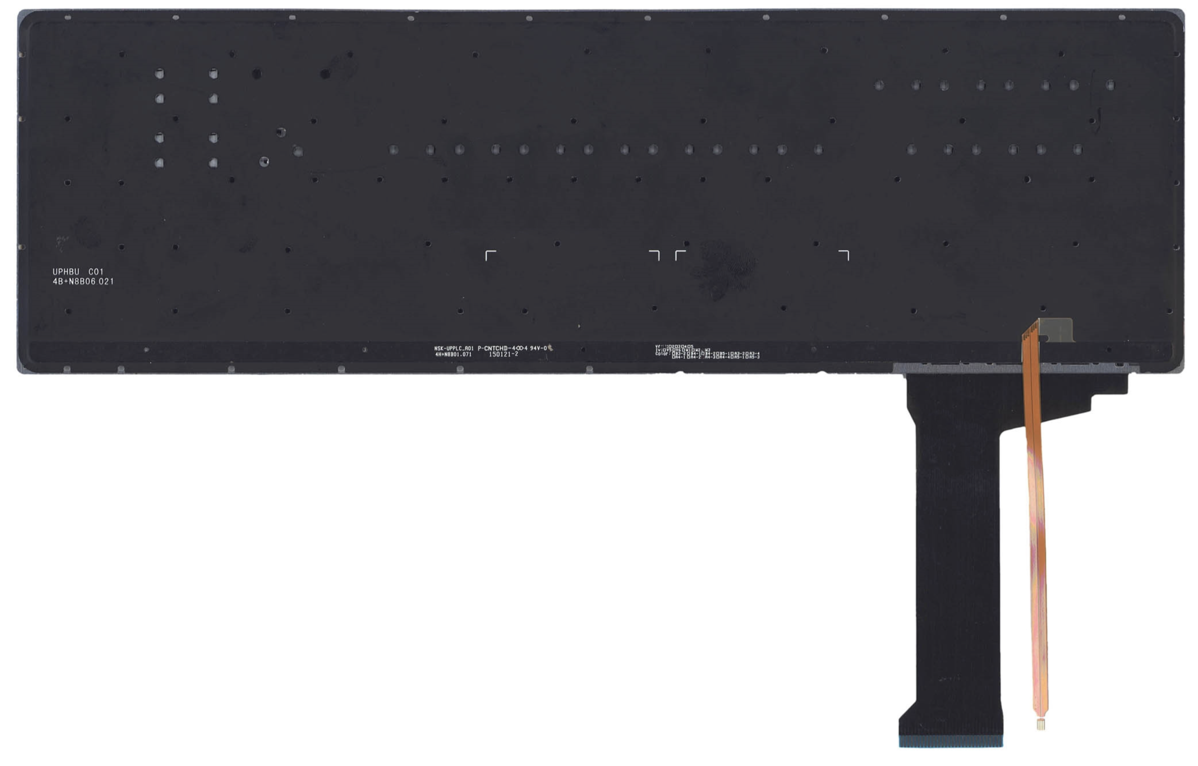 Клавиатура ASUS N551ZU серая, с подсветкой, OEM