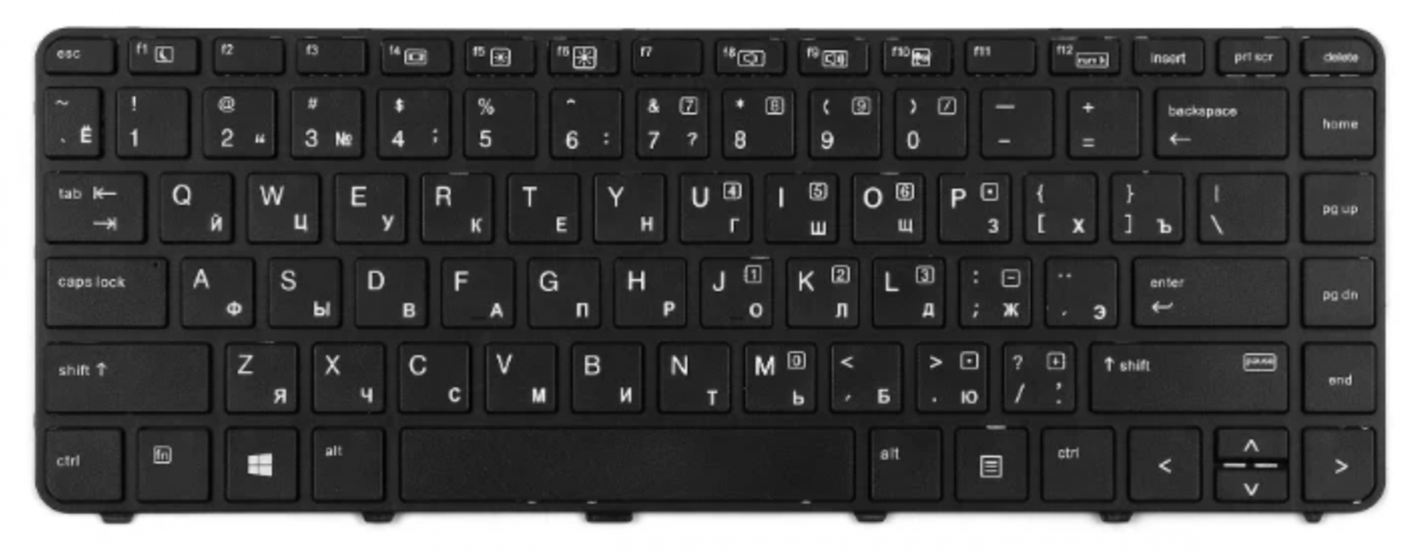 Клавиатура HP ProBook 430 G3 черная OEM