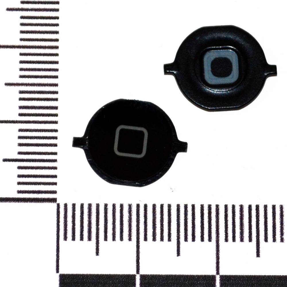 Толкатель кнопки HOME iPhone 4S черный