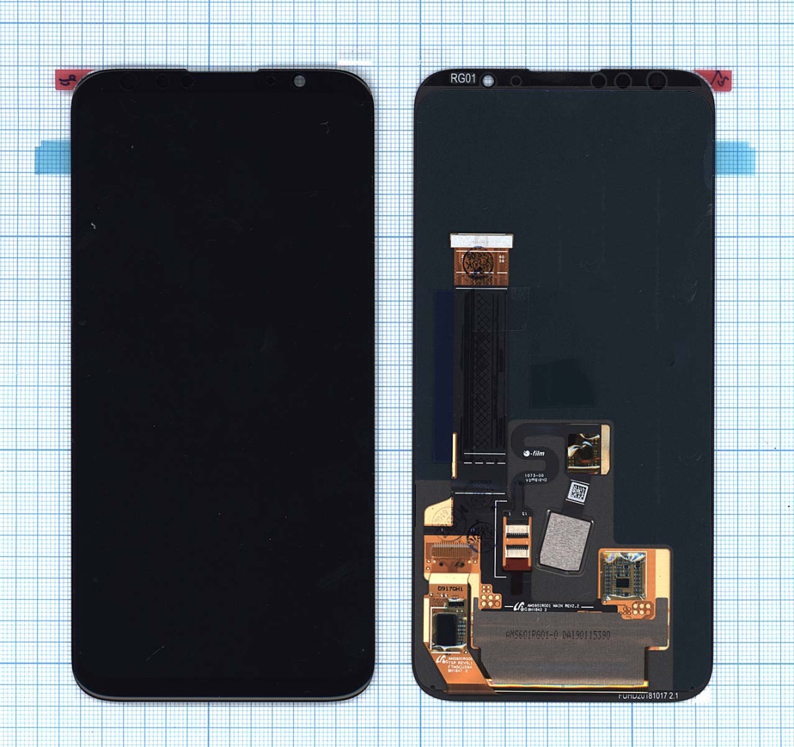 Дисплей для Meizu 16th черный