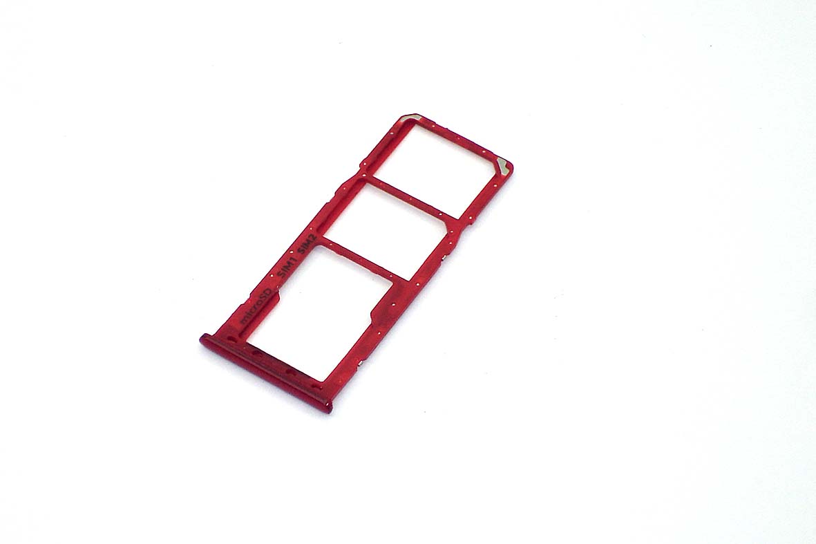 Лоток для SIM-карты Samsung Galaxy A50 (A505F) красный