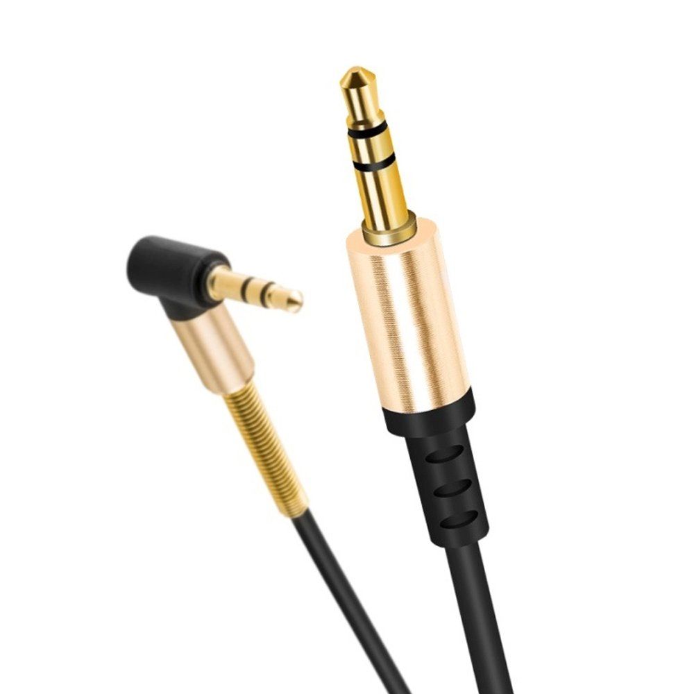 Кабель AUX HOCO UPA02 черный (1м)