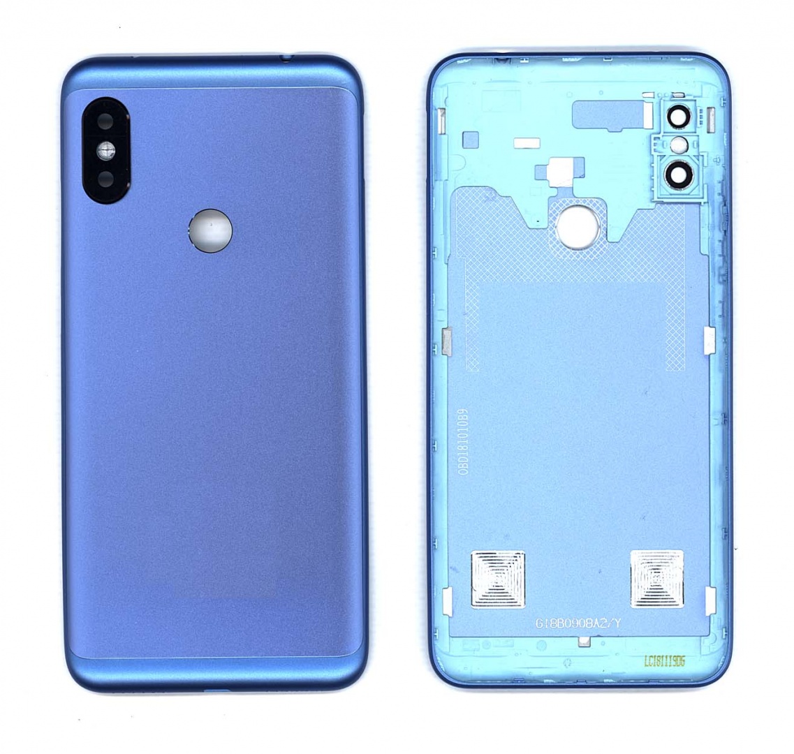 Задняя крышка для Xiaomi Redmi Note 6 голубая