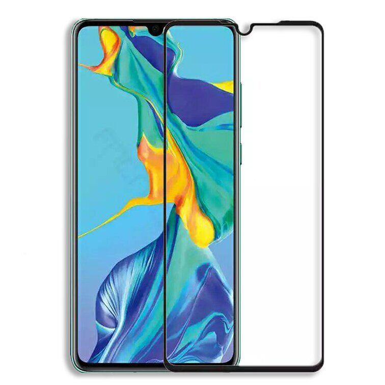Защитное стекло 5D во весь экран Huawei P30 Lite