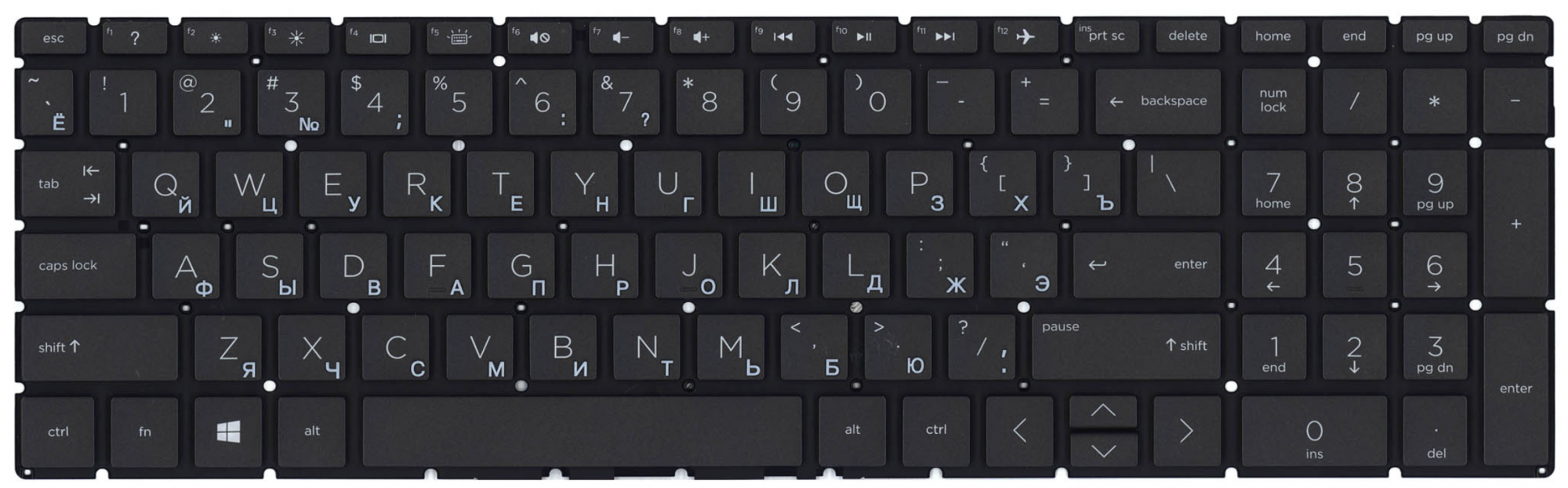 Клавиатура HP 15-dw с подсветкой, OEM