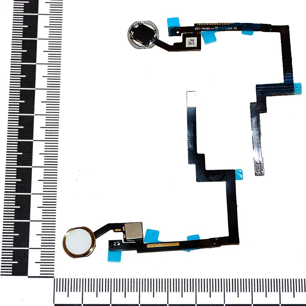 Шлейф iPad mini 3 + кнопка "HOME" золото