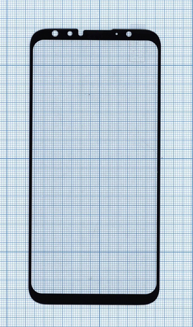 Защитное стекло "Полное покрытие" для Meizu 16 (16X) черное