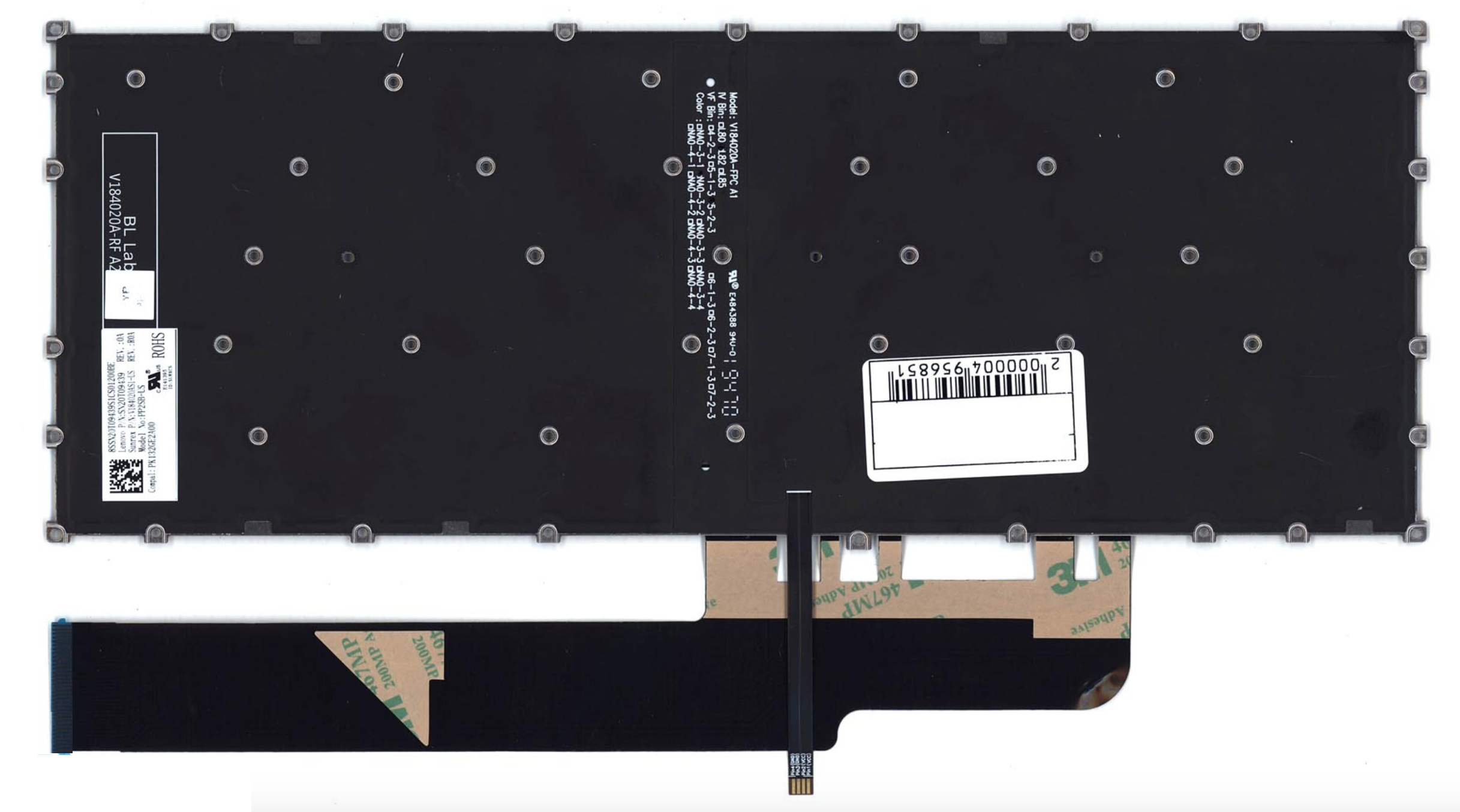 Клавиатура Lenovo Ideapad S540-14IML с подсветкой, OEM