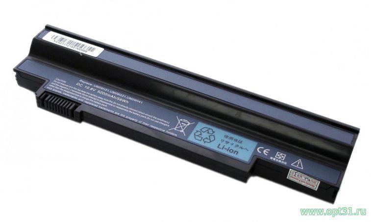 Аккумулятор Acer Aspire one 532h, 533h, eMachines350 (5200mAh)