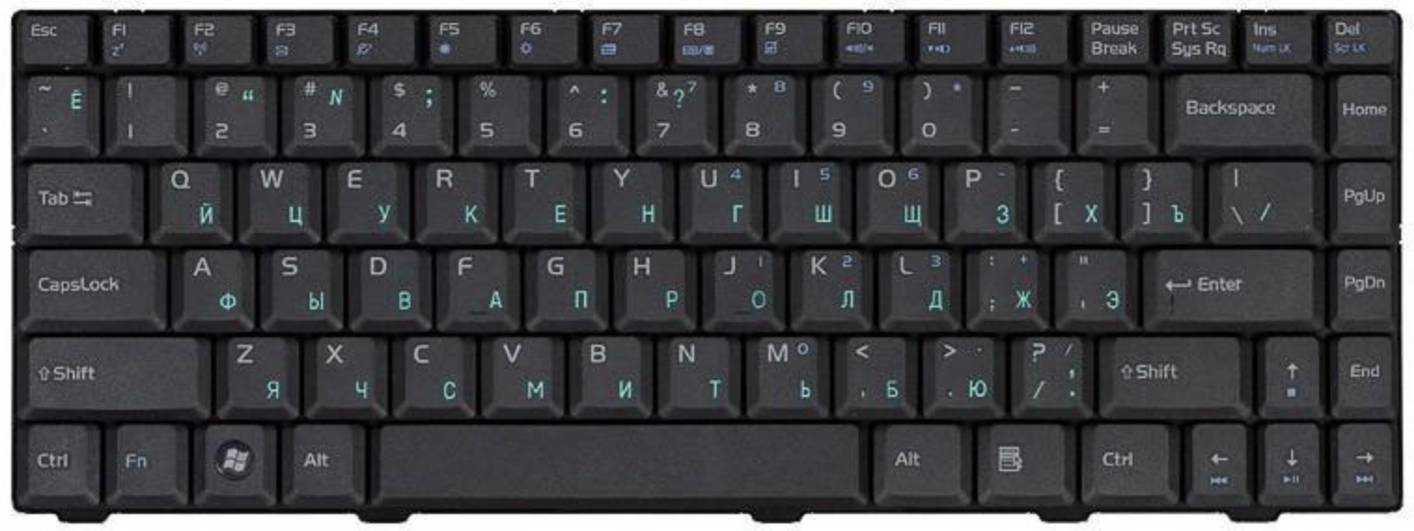 Клавиатура ASUS F81S OEM