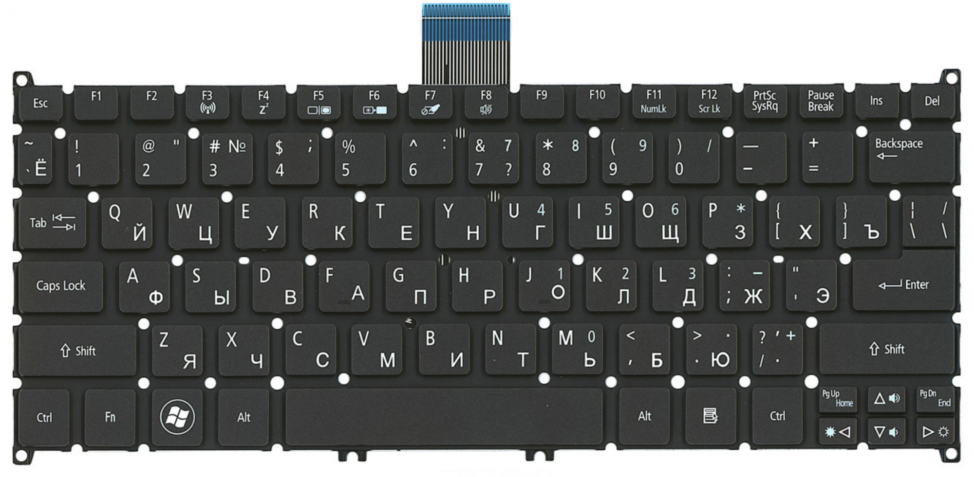 Клавиатура Acer Aspire One 725 OEM