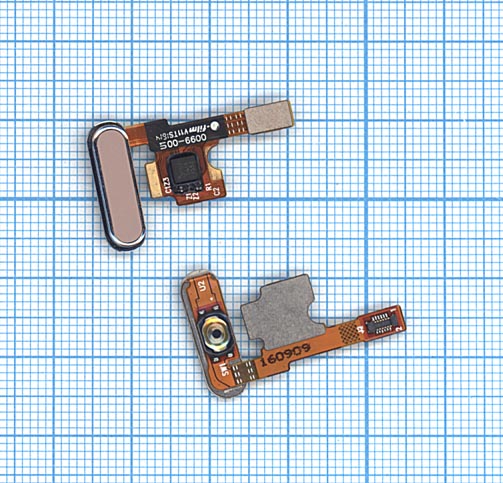 Шлейф со сканером отпечатка пальца для Xiaomi Mi 5 золотой